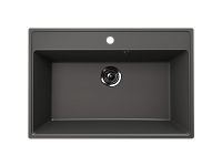 Кухонная мойка ULGRAN Quartz Forte 760-09 Асфальт